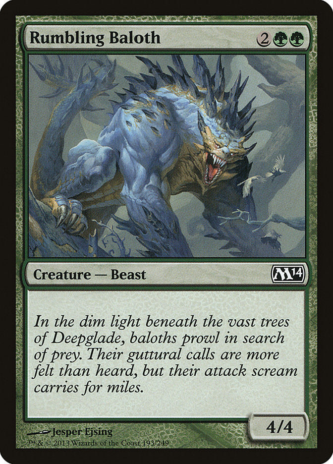 Rumbling Baloth [Magic 2014] | I Want That Stuff Brandon