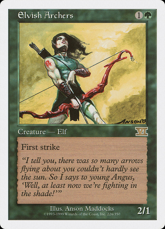 Elvish Archers [Classic Sixth Edition] | I Want That Stuff Brandon