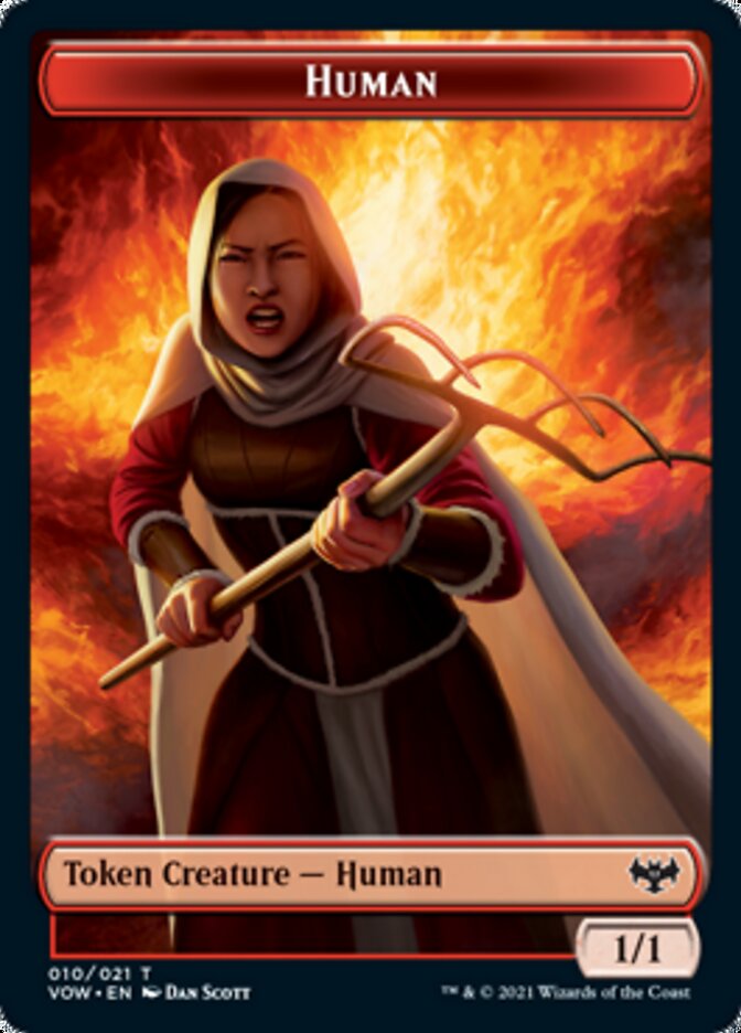 Human Token (010) [Innistrad: Crimson Vow Tokens] | I Want That Stuff Brandon