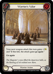 Warrior's Valor (Yellow) [TEA018-R] Normal | I Want That Stuff Brandon