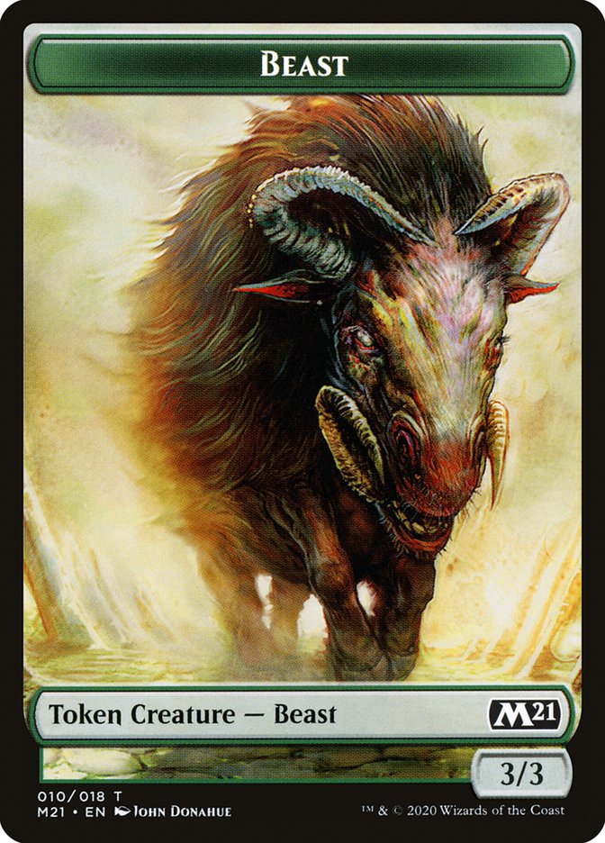 Beast Token [Core Set 2021 Tokens] | I Want That Stuff Brandon