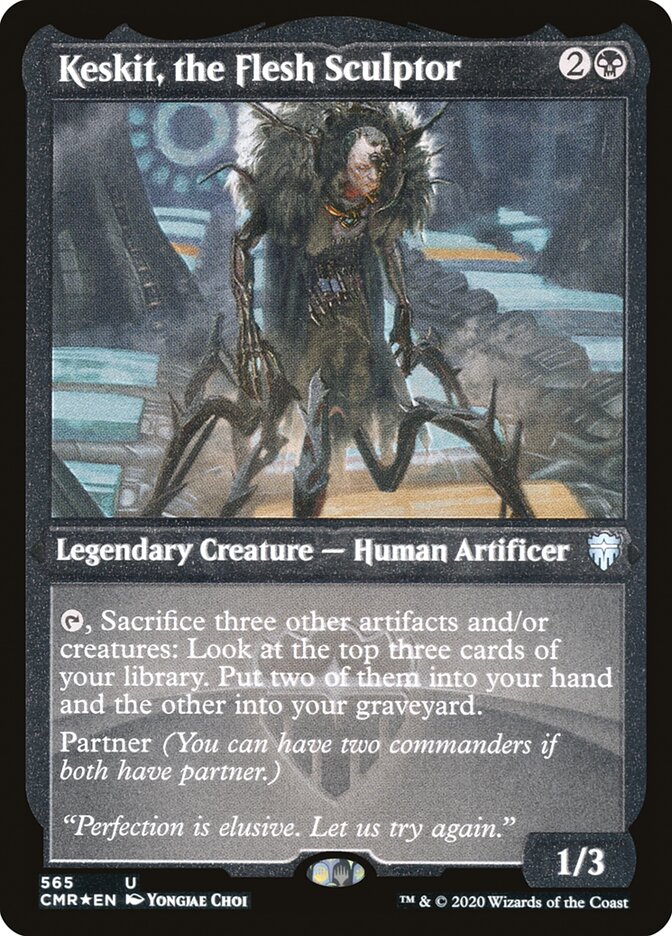 Keskit, the Flesh Sculptor (Etched) [Commander Legends] | I Want That Stuff Brandon