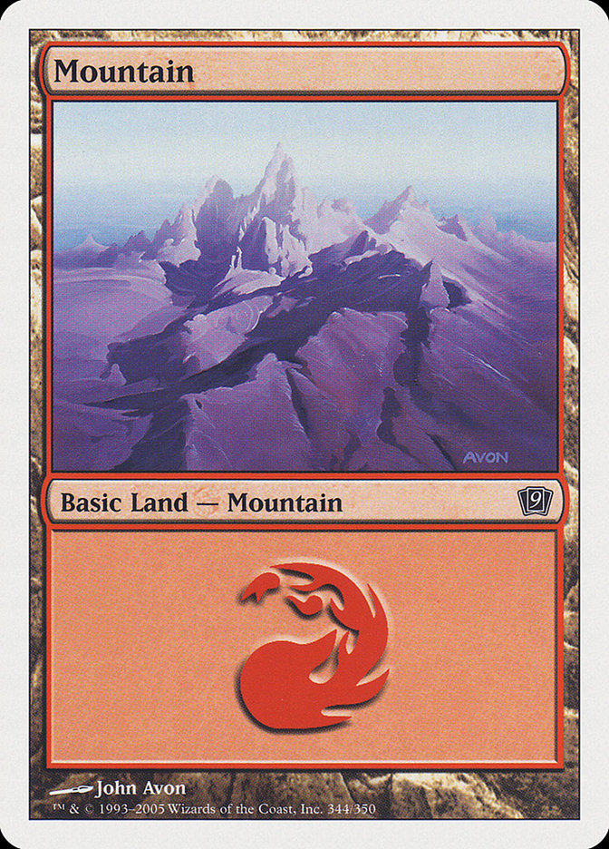Mountain (344) [Ninth Edition] | I Want That Stuff Brandon