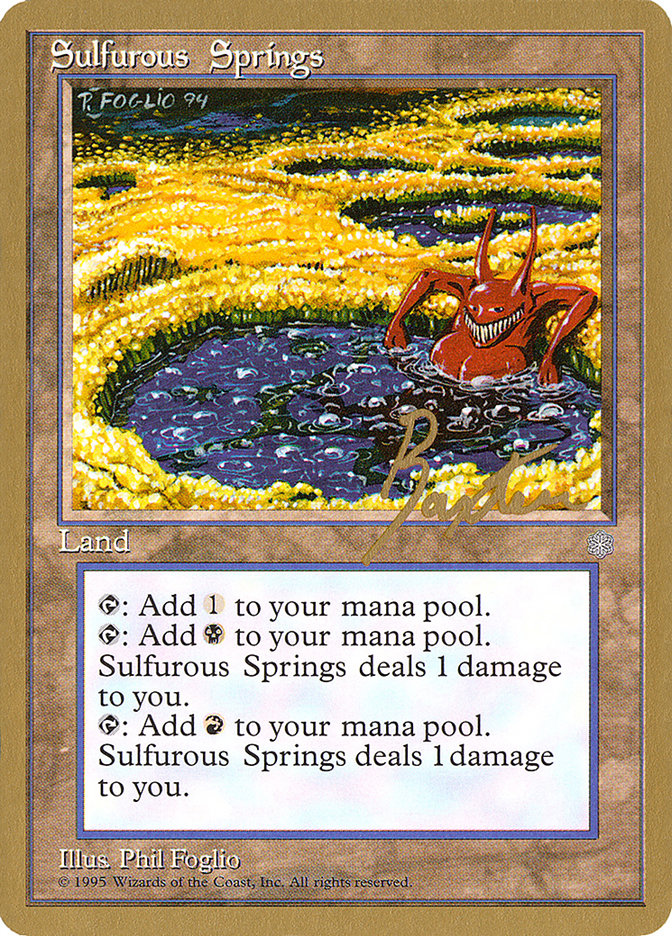 Sulfurous Springs (George Baxter) [Pro Tour Collector Set] | I Want That Stuff Brandon