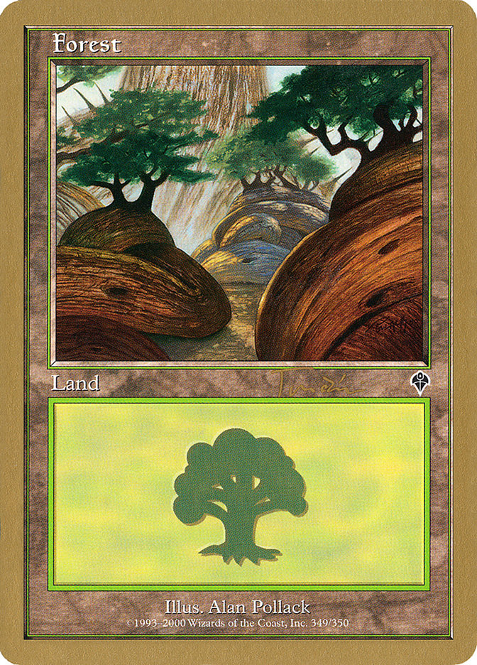 Forest (jt349a) (Jan Tomcani) [World Championship Decks 2001] | I Want That Stuff Brandon