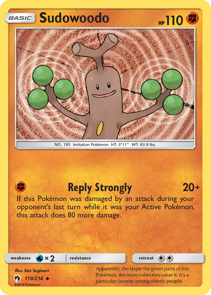 Sudowoodo (110/214) [Sun & Moon: Lost Thunder] | I Want That Stuff Brandon