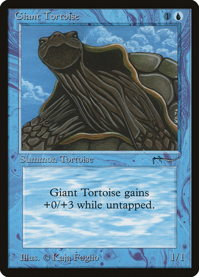 Giant Tortoise (Dark Mana Cost) [Arabian Nights] | I Want That Stuff Brandon