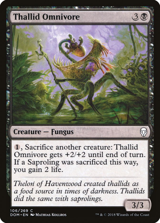 Thallid Omnivore [Dominaria] | I Want That Stuff Brandon