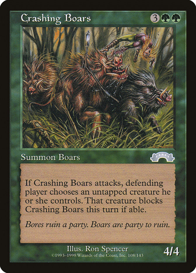 Crashing Boars [Exodus] | I Want That Stuff Brandon