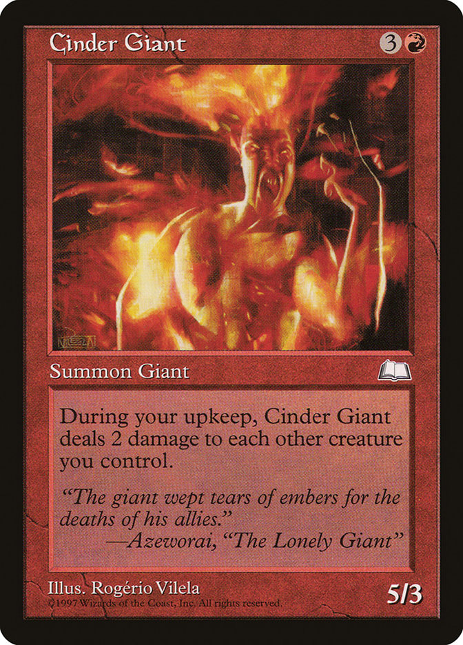 Cinder Giant [Weatherlight] | I Want That Stuff Brandon