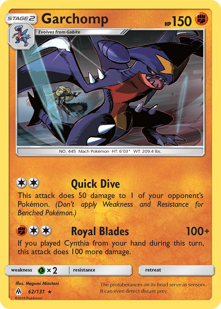 Garchomp (62/131) [Sun & Moon: Forbidden Light] | I Want That Stuff Brandon
