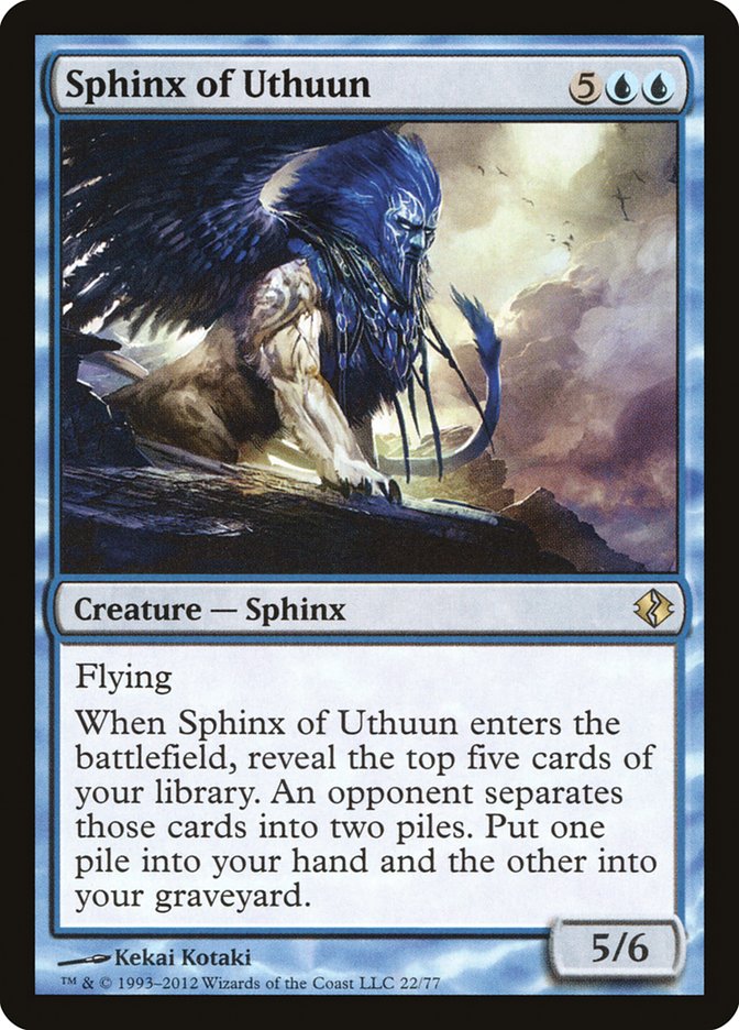 Sphinx of Uthuun [Duel Decks: Venser vs. Koth] | I Want That Stuff Brandon