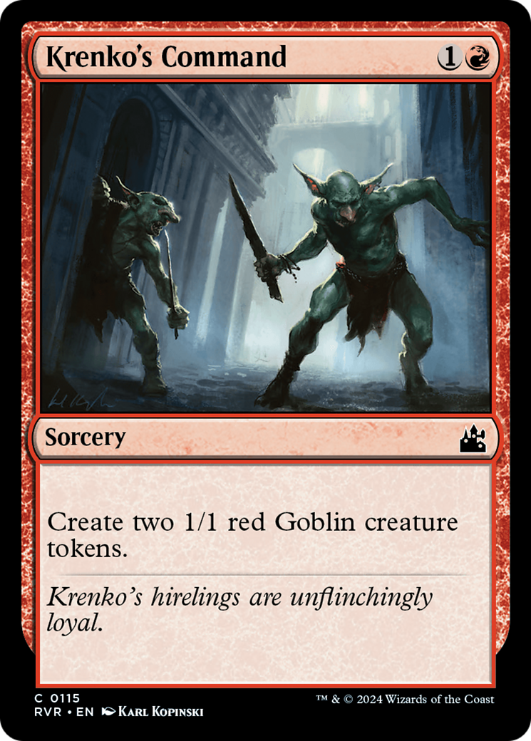 Krenko's Command [Ravnica Remastered] | I Want That Stuff Brandon