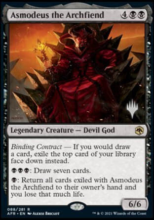 Asmodeus the Archfiend (Promo Pack) [Dungeons & Dragons: Adventures in the Forgotten Realms Promos] | I Want That Stuff Brandon
