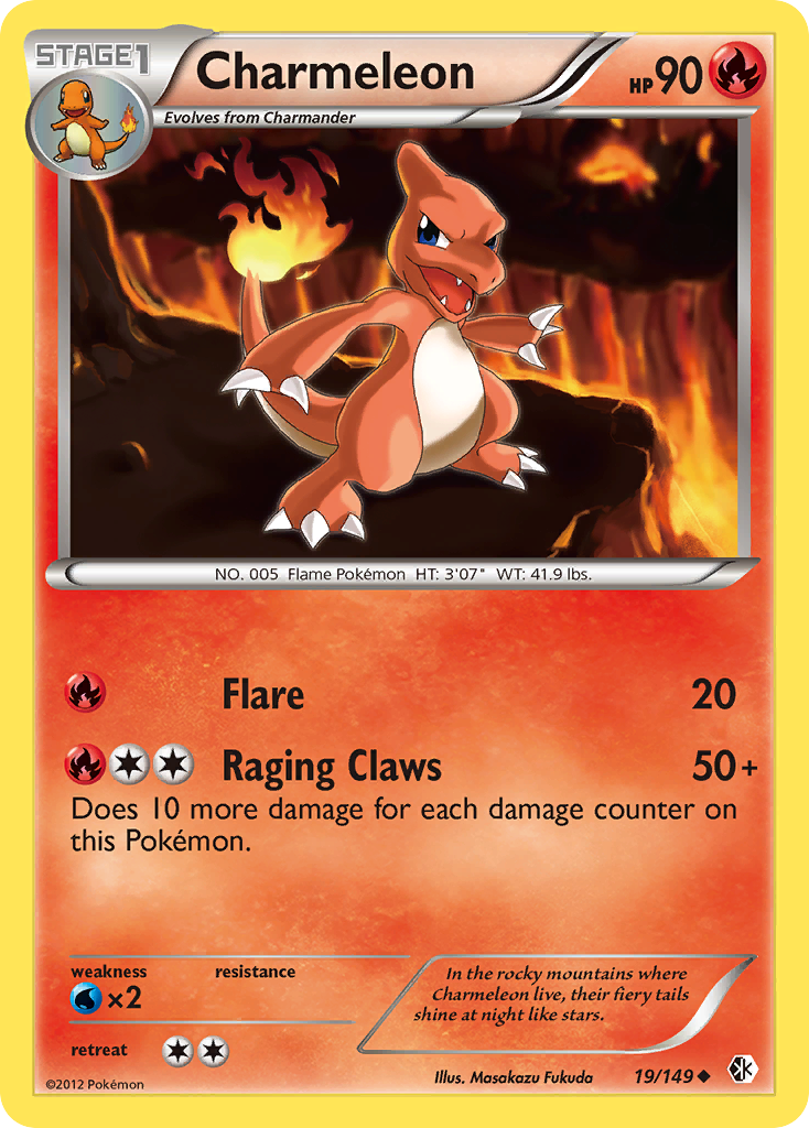 Charmeleon (19/149) [Black & White: Boundaries Crossed] | I Want That Stuff Brandon