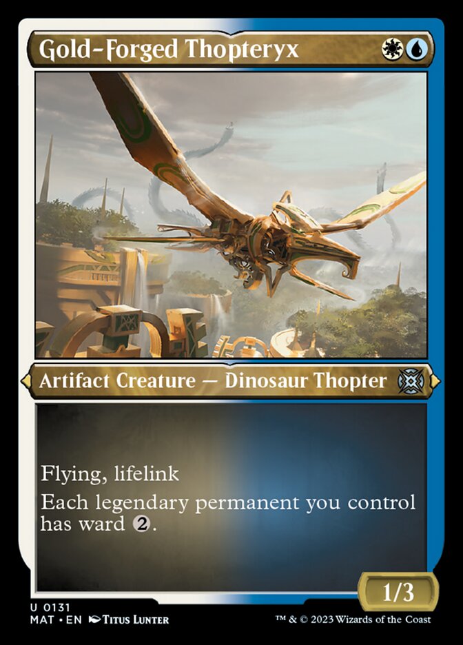 Gold-Forged Thopteryx (Foil Etched) [March of the Machine: The Aftermath] | I Want That Stuff Brandon