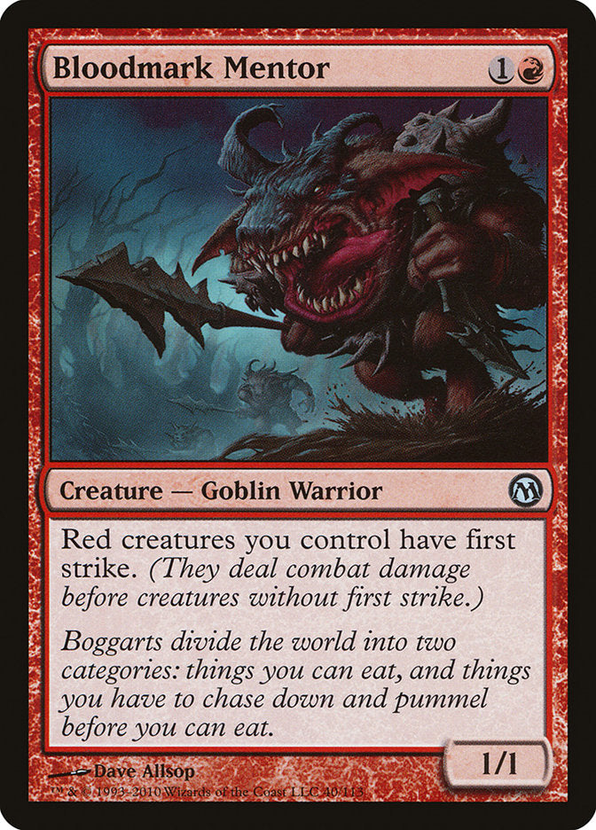 Bloodmark Mentor [Duels of the Planeswalkers] | I Want That Stuff Brandon