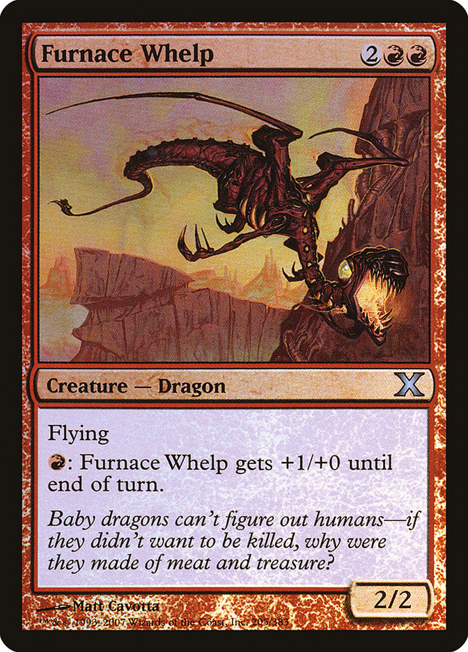 Furnace Whelp (Premium Foil) [Tenth Edition] | I Want That Stuff Brandon