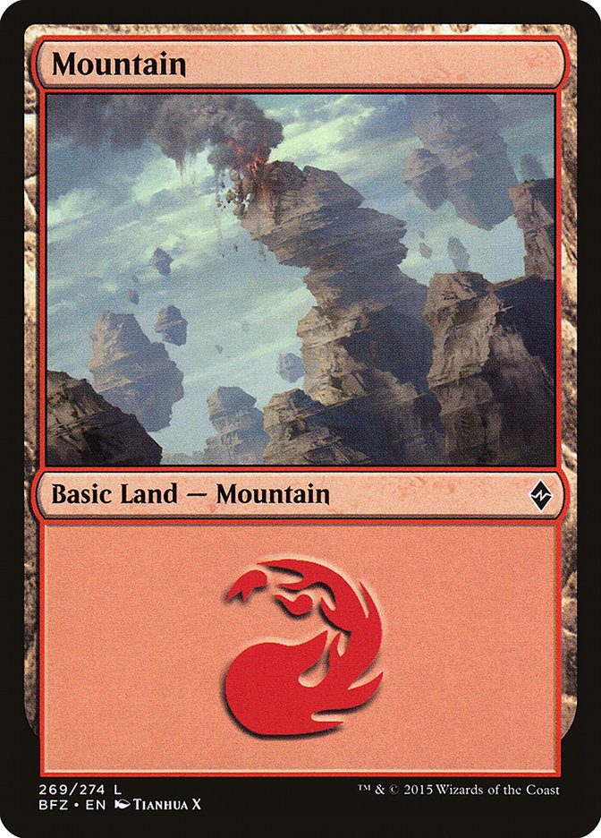 Mountain (269a) [Battle for Zendikar] | I Want That Stuff Brandon