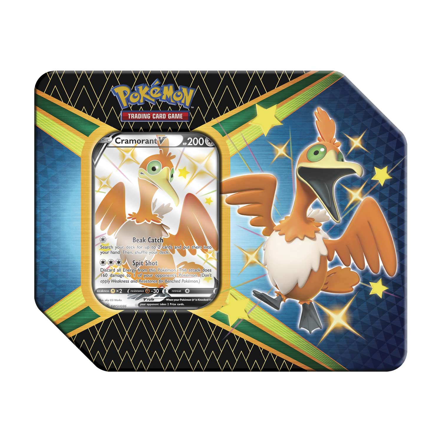 Shining Fates - Collector's Tin (Cramorant V) | I Want That Stuff Brandon