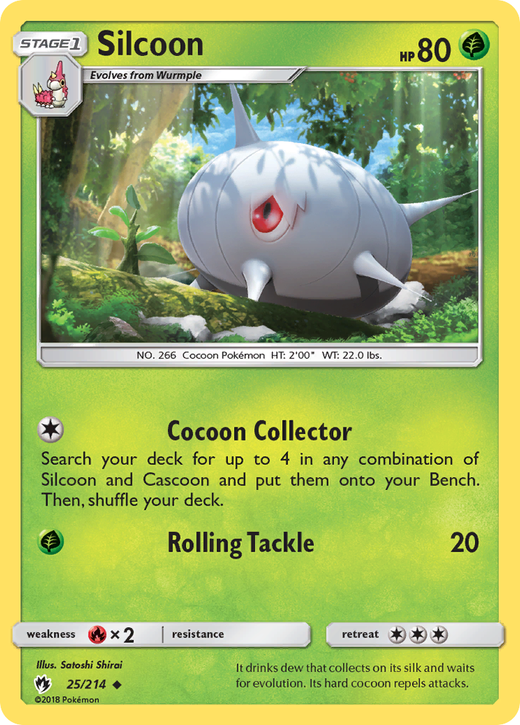 Silcoon (25/214) [Sun & Moon: Lost Thunder] | I Want That Stuff Brandon