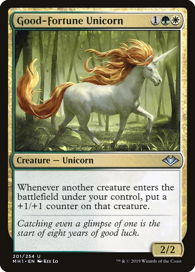 Good-Fortune Unicorn [Modern Horizons] | I Want That Stuff Brandon