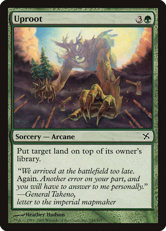 Uproot [Betrayers of Kamigawa] | I Want That Stuff Brandon