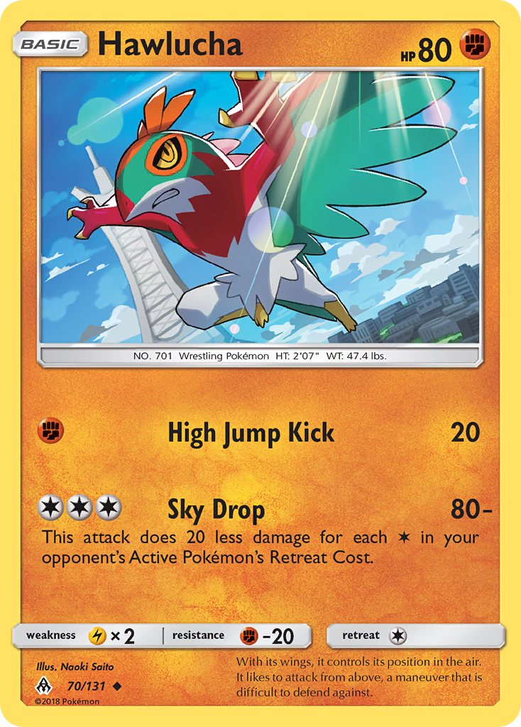 Hawlucha (70/131) [Sun & Moon: Forbidden Light] | I Want That Stuff Brandon