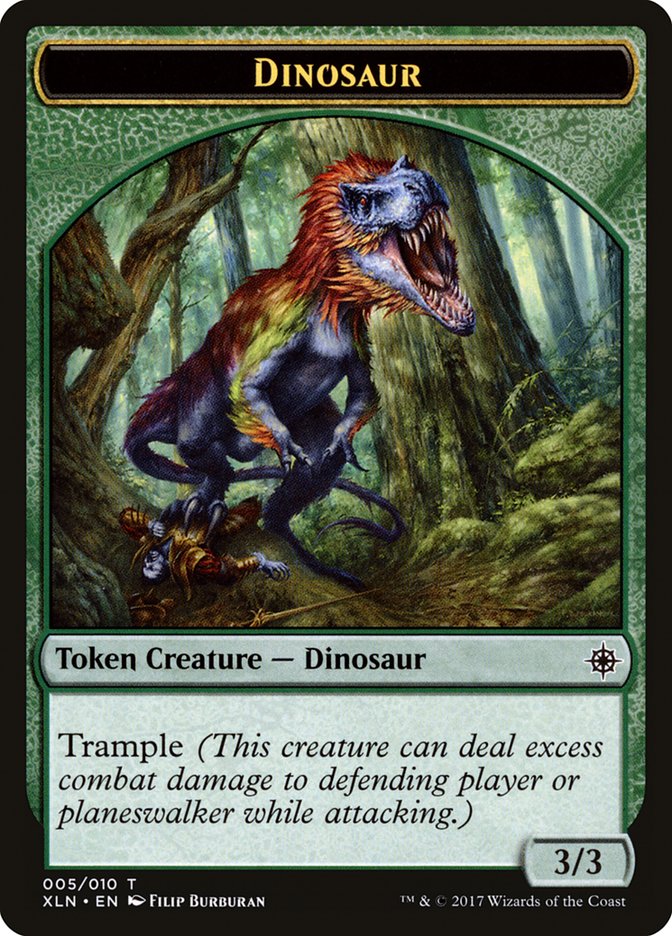 Dinosaur Token [Ixalan Tokens] | I Want That Stuff Brandon