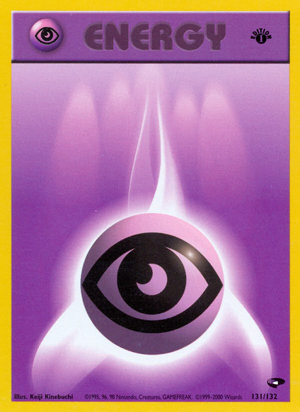 Psychic Energy (131/132) [Gym Challenge 1st Edition] | I Want That Stuff Brandon