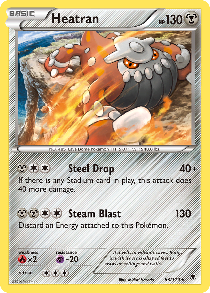 Heatran (63/119) [XY: Phantom Forces] | I Want That Stuff Brandon