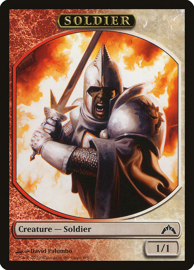 Soldier Token [Gatecrash Tokens] | I Want That Stuff Brandon