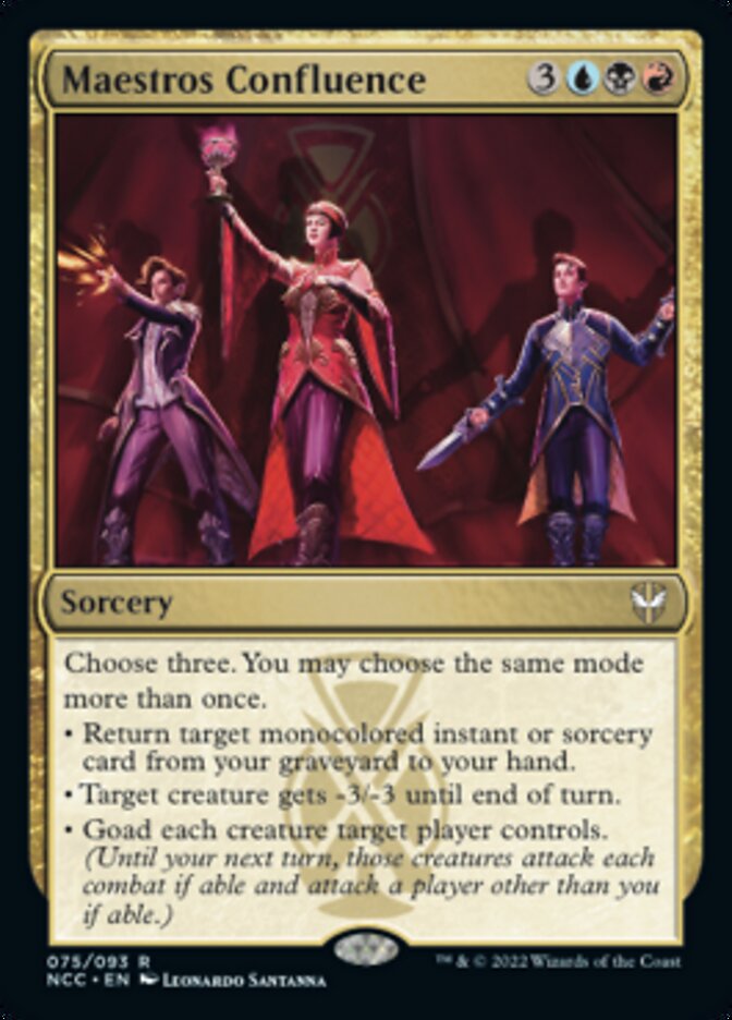 Maestros Confluence [Streets of New Capenna Commander] | I Want That Stuff Brandon