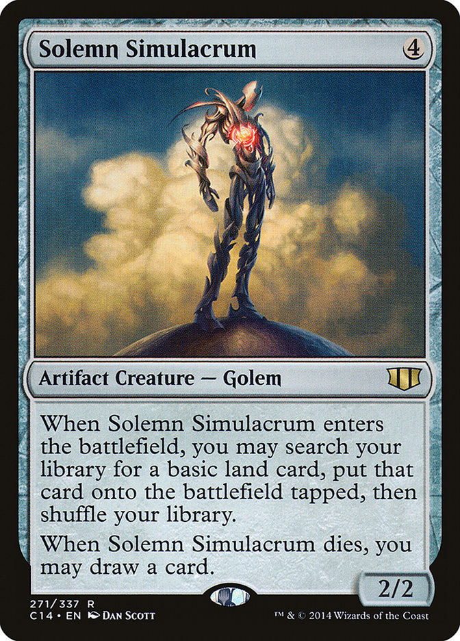 Solemn Simulacrum [Commander 2014] | I Want That Stuff Brandon