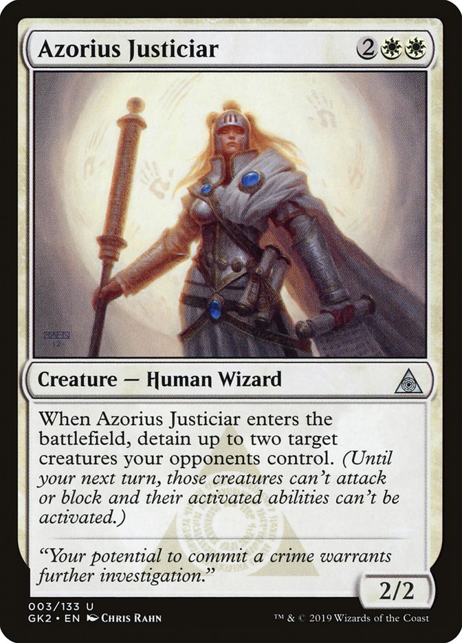 Azorius Justiciar [Ravnica Allegiance Guild Kit] | I Want That Stuff Brandon