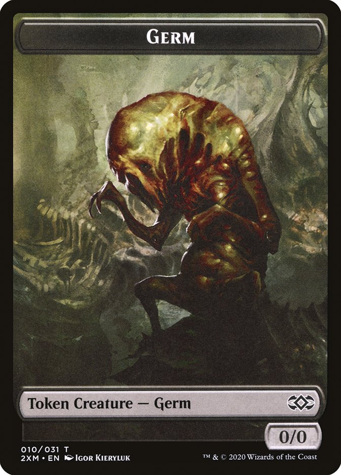 Eldrazi Spawn // Germ Double-Sided Token [Double Masters Tokens] | I Want That Stuff Brandon