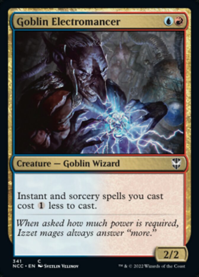 Goblin Electromancer [Streets of New Capenna Commander] | I Want That Stuff Brandon