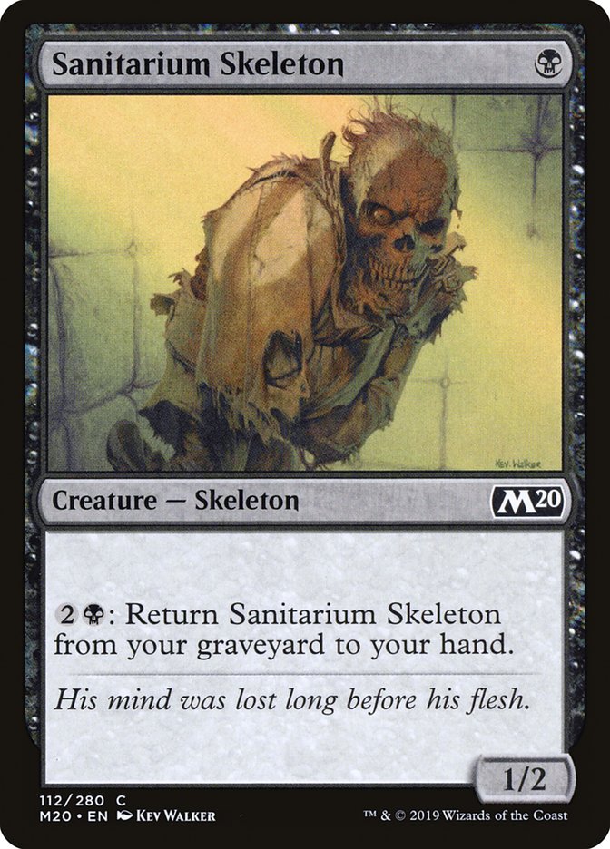 Sanitarium Skeleton [Core Set 2020] | I Want That Stuff Brandon