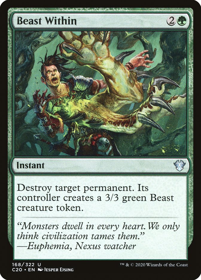 Beast Within [Commander 2020] | I Want That Stuff Brandon