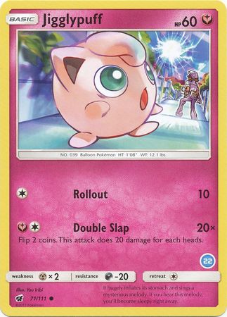 Jigglypuff (71/111) (Deck Exclusive #22) [Sun & Moon: Trainer Kit - Alolan Ninetales] | I Want That Stuff Brandon