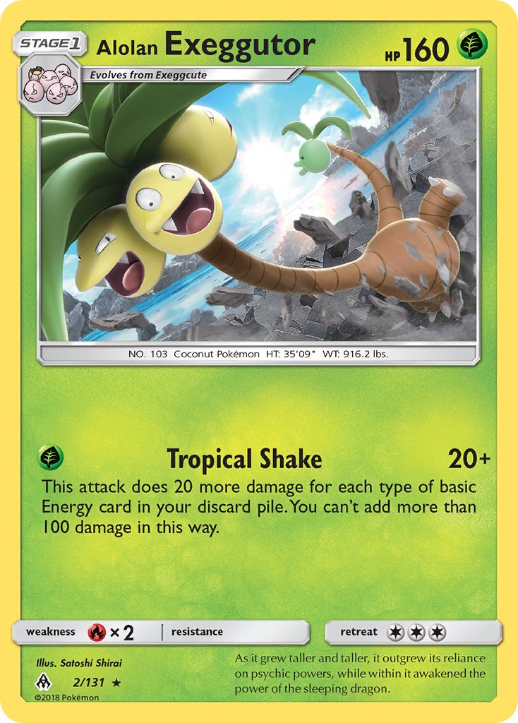 Alolan Exeggutor (2/131) (Theme Deck Exclusive) [Sun & Moon: Forbidden Light] | I Want That Stuff Brandon