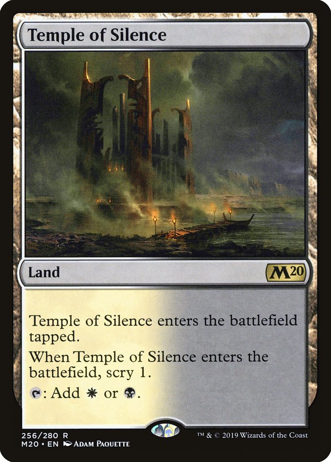 Temple of Silence [Core Set 2020] | I Want That Stuff Brandon