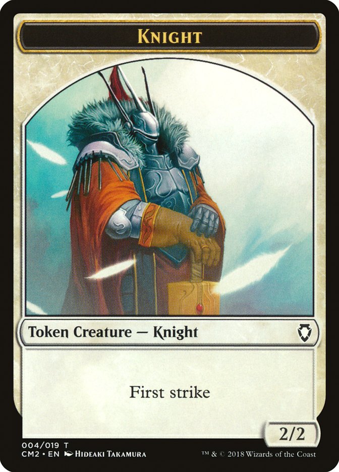 Knight Token [Commander Anthology Volume II Tokens] | I Want That Stuff Brandon