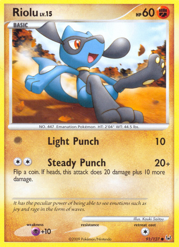 Riolu (91/127) [Platinum: Base Set] | I Want That Stuff Brandon