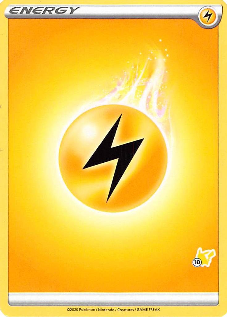 Lightning Energy (Pikachu Stamp #10) [Battle Academy 2022] | I Want That Stuff Brandon