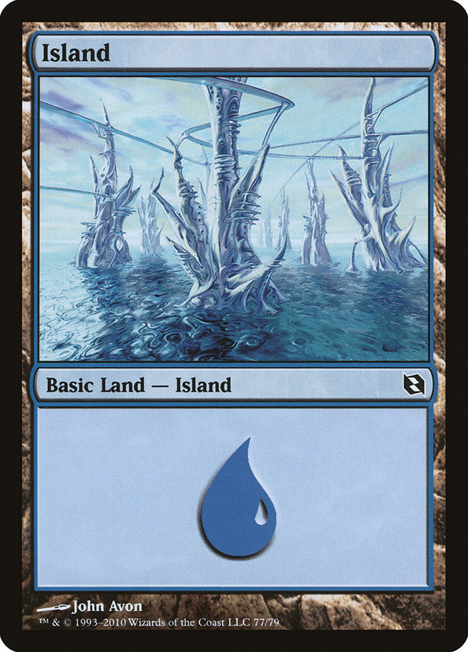 Island (77) [Duel Decks: Elspeth vs. Tezzeret] | I Want That Stuff Brandon