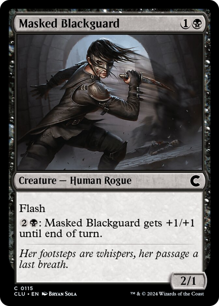 Masked Blackguard [Ravnica: Clue Edition] | I Want That Stuff Brandon