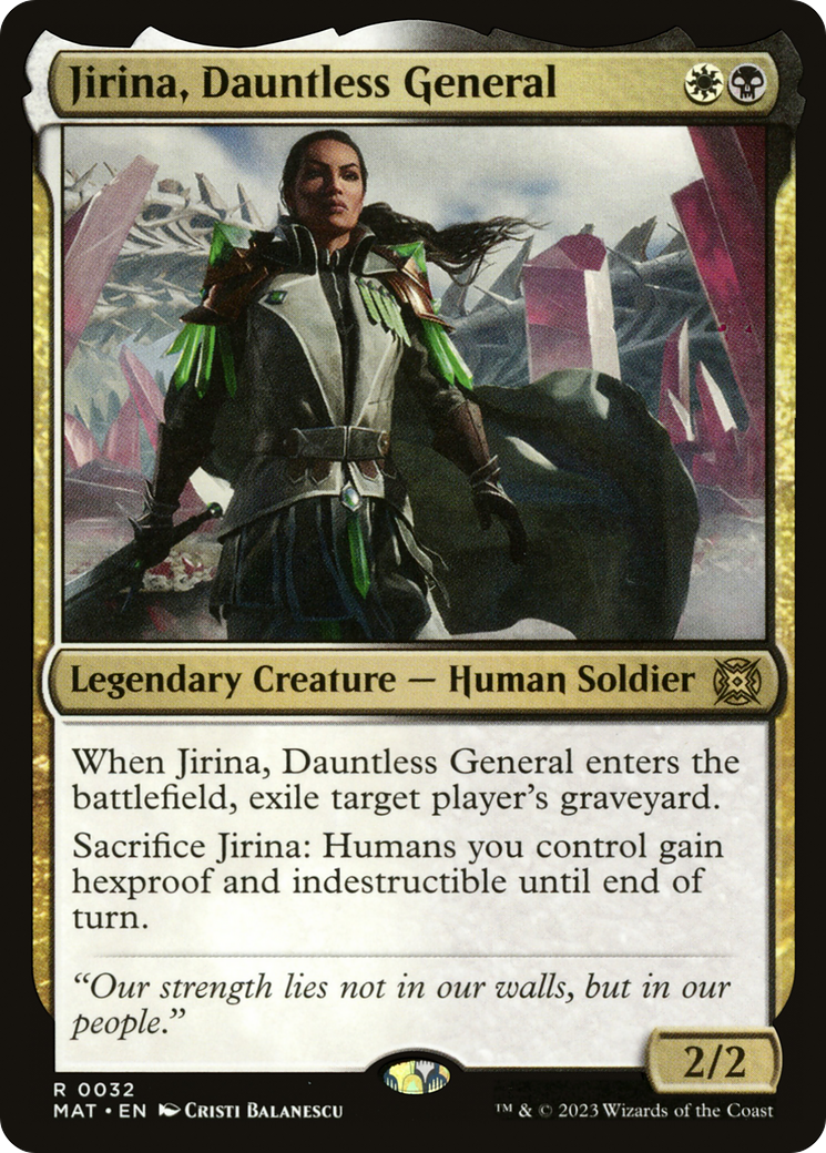 Jirina, Dauntless General [March of the Machine: The Aftermath] | I Want That Stuff Brandon