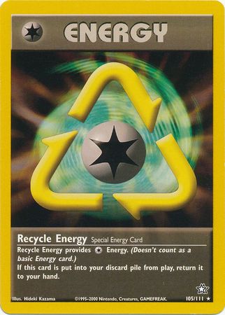 Recycle Energy (105/111) [Neo Genesis Unlimited] | I Want That Stuff Brandon