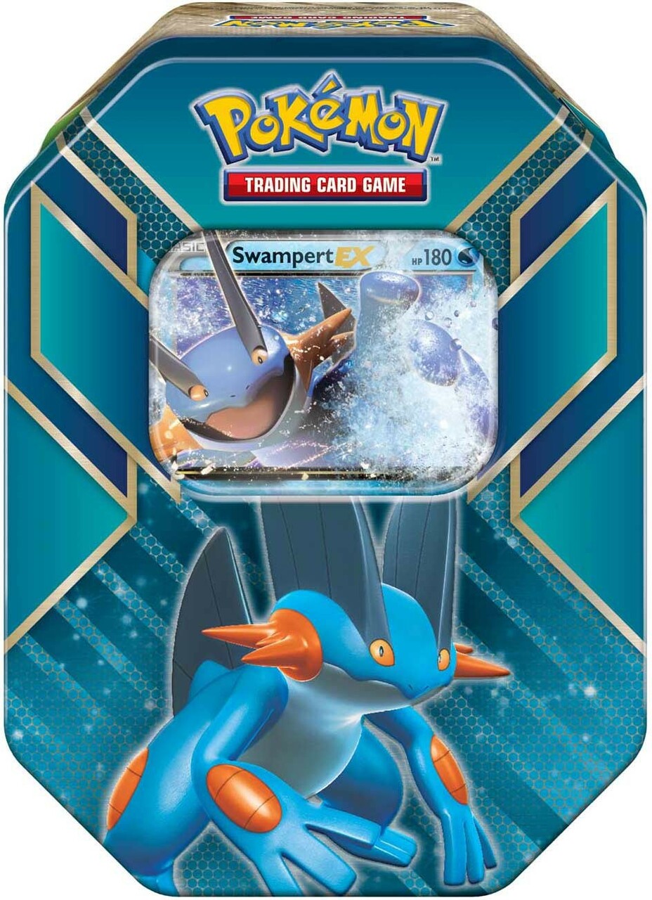 XY: Roaring Skies - Hoenn Power Tin (Swampert EX) | I Want That Stuff Brandon